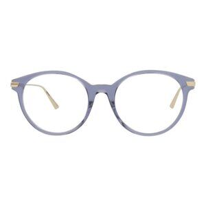 Dior Womens Round/Oval Blue Gold Transparent Fashion Designer Eyewear